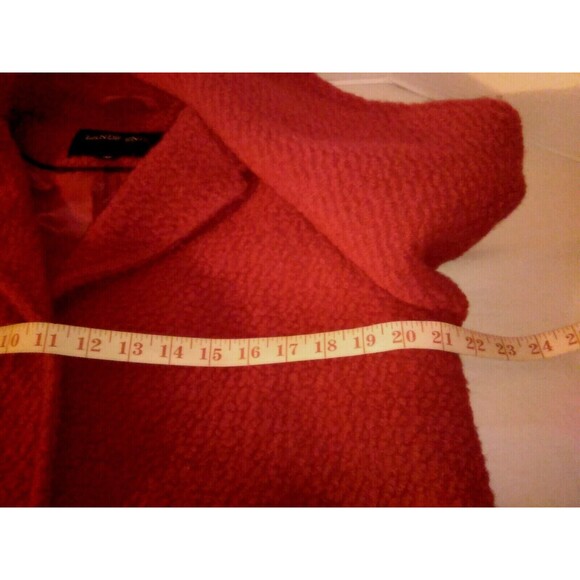 LANDS' END Women's Coat Size 14P Wool-Blend Red - Picture 5 of 8